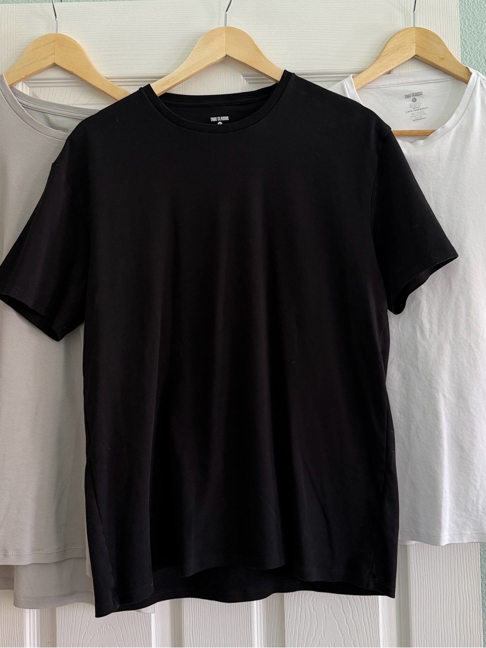 Set of 3 Men's True Classic Crewneck T-Shirts - Versatile Everyday Tee